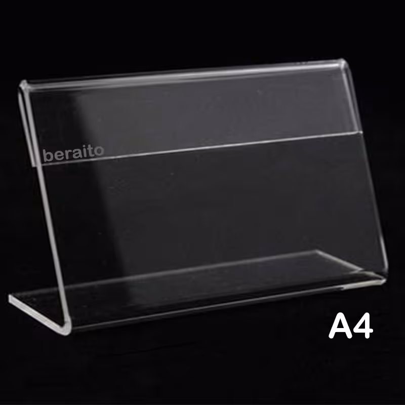 خرید طلق عنوان رومیزی پلکسی سایز A4 افقی