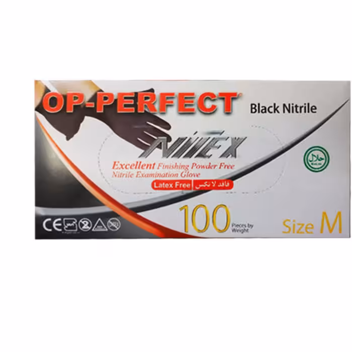 دستکش مشکی  سایز لارج  