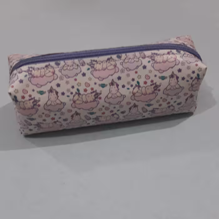 جامدادی چرم کاملا دست دوز فانتزی جادار وبزرگ