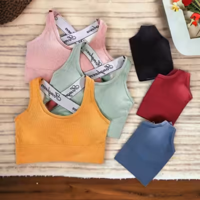 نیم تنه ورزشی کاپ متحرک پشت ضربدری