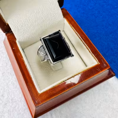 انگشتر نقره مردانه