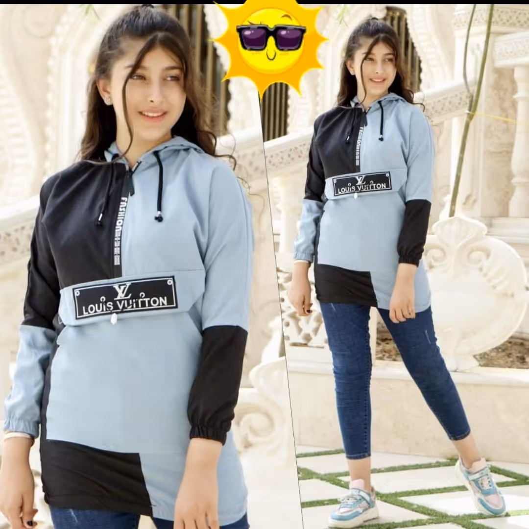 هودی دخترانه دردورنگ سایز55،60،65