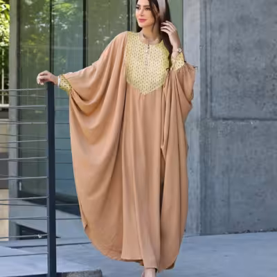 مانتو عبایی شیدا سایز بزرگ