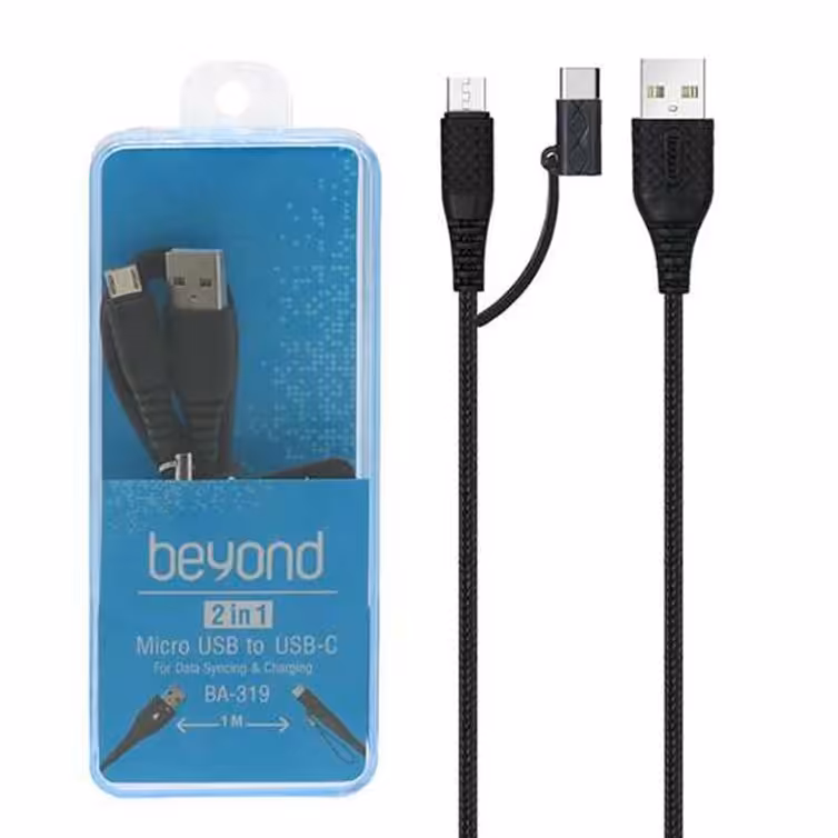 کابل دوسر فست شارژ بیاند مدل BA-319 طول 1متر