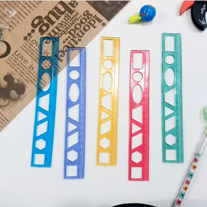 خطکش ژله ای شکل دار 20 سانتی