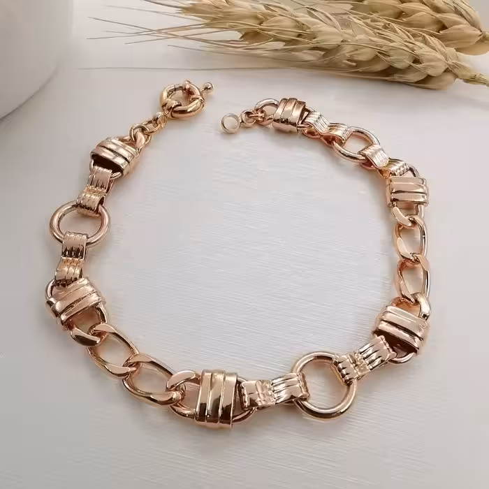 دستبند زنانه ژوپینگ  آبکاری طلا  