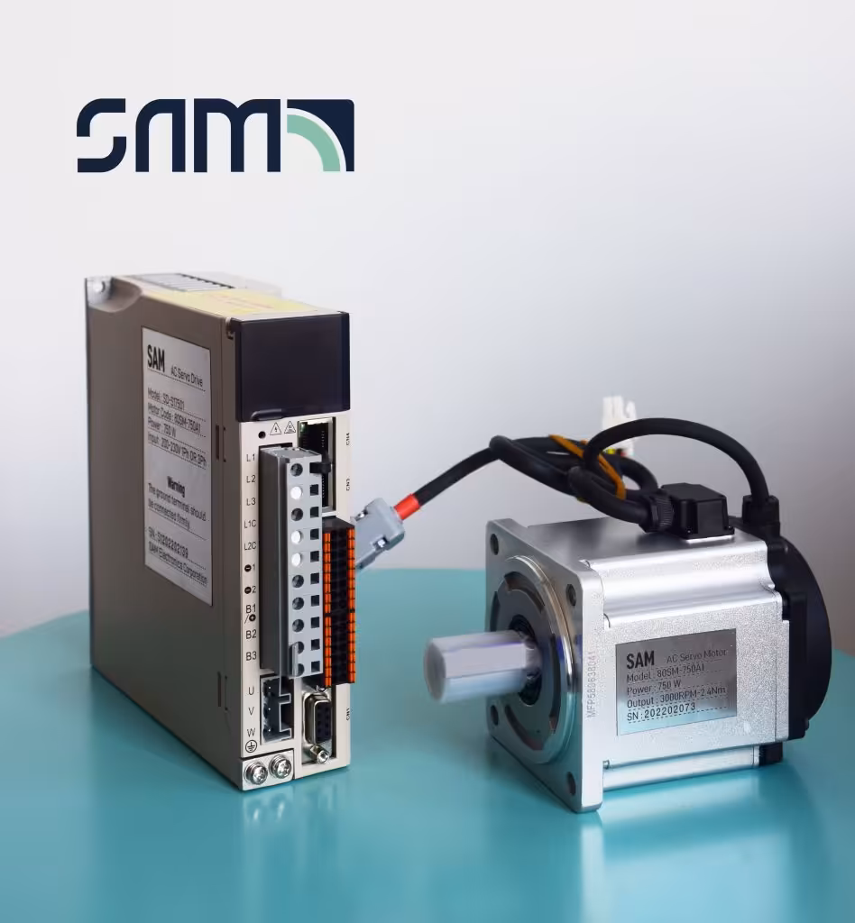 سرو موتور SAM ‏750 وات 3000 دور ترمز دار