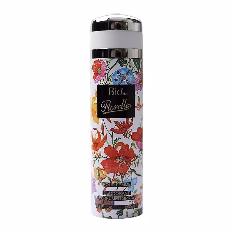 اسپری خوشبو کننده بدن بانوان بیو استار رایحه فلورل حجم 200 میلی لیتر
