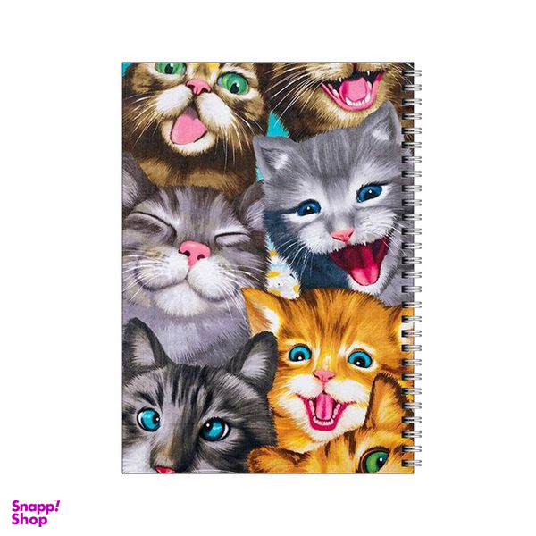 دفتر مشق 100 برگ بامبیلیپ طرح گربه های خوشحال کد 4449373