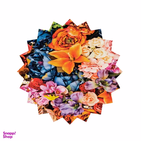 رومیزی مدل T6-42804 چند رنگ سایز 90*90 سانتی متر