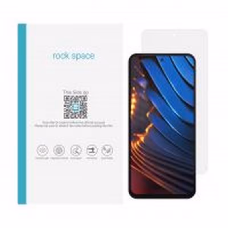 گلس نانو هیدروژل شفاف و ضد ضربه گوشی شیائومی poco x3 GT برند راک اسپیس