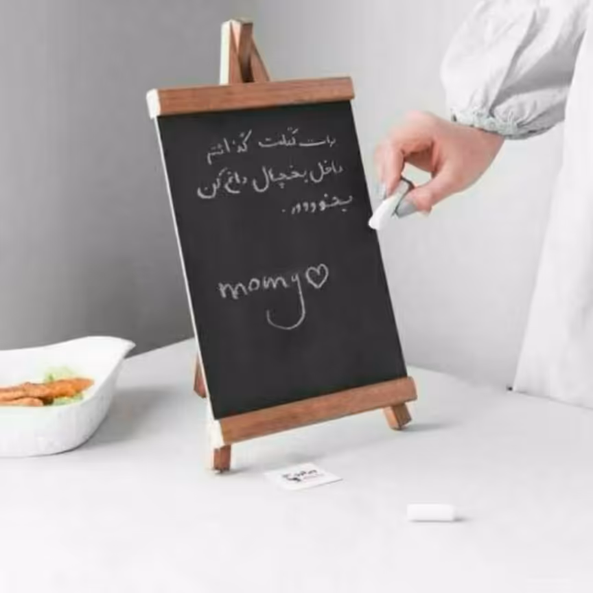 تابلو یادداشت چوبی مناسب آشپزخانه ،اتاق خواب و محل کار شما با قیمت عالی 