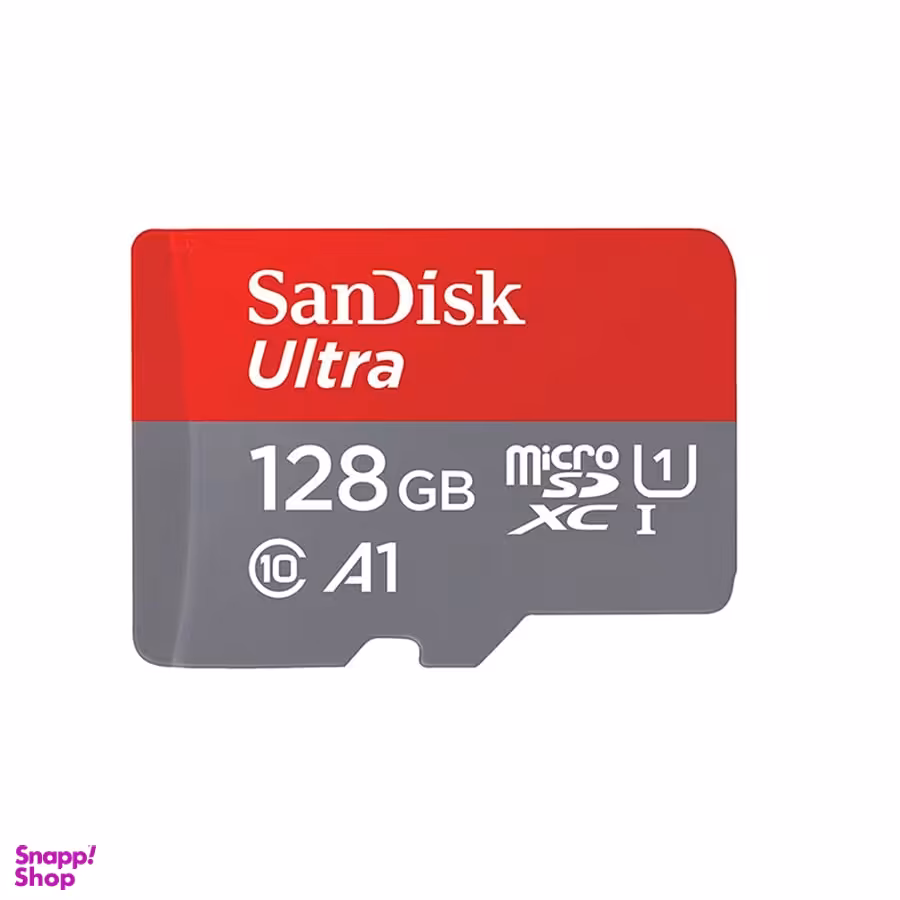 کارت حافظه MicroSDXC سن دیسک (San Disk) مدل ultra A1 و UHS-I 120MB/sظرفیت 128گیگابایت