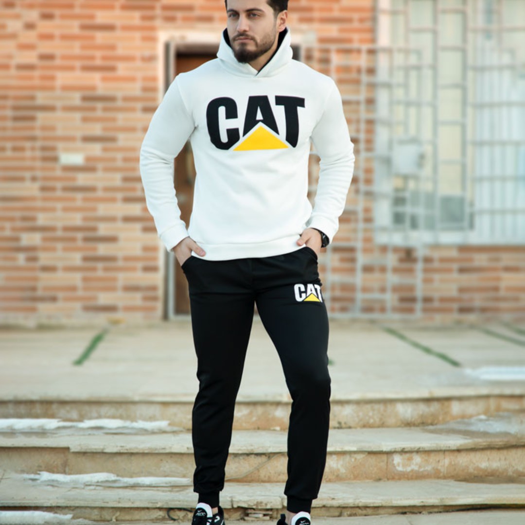 ست سویشرت شلوار مردانه مدل Cat سفید
جنس لباس دورس تو کرک
