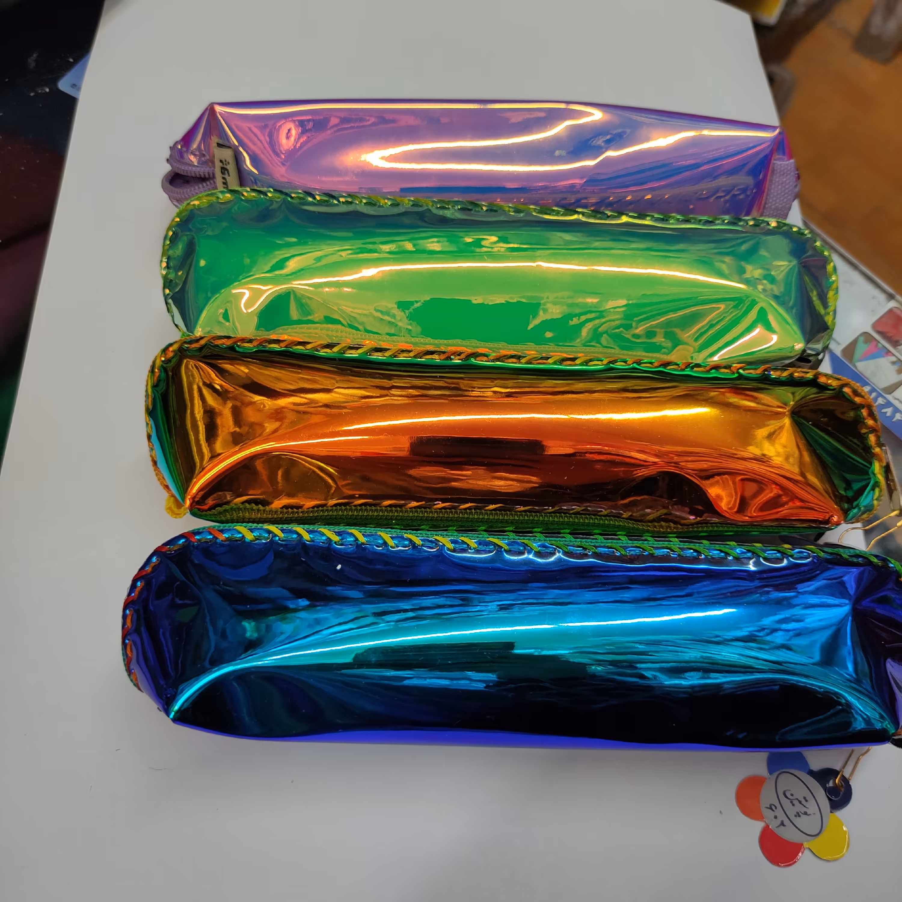 جا مدادی آینه ای تک زیپی رنگبندی مطابق تصویر