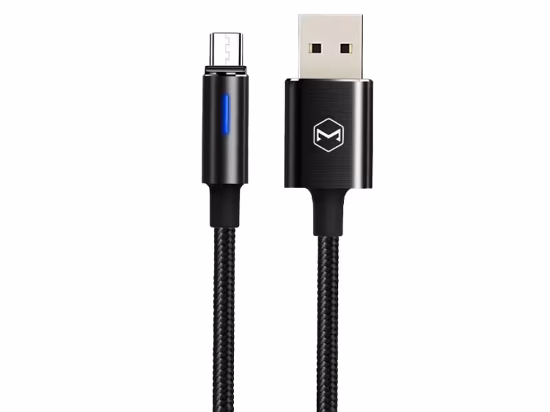 کابل هوشمند شارژ و انتقال داده میکرو یو اس بی مک دودو Mcdodo CA-616 Auto Power Off Data Cable MicroUSB 1M