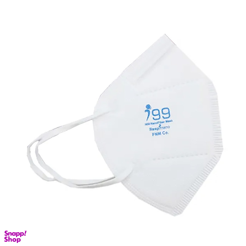 ماسک تنفسی رسپی نانو مدل V-Type N99 رنگ سفید بسته 10 عددی