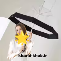چتر شفاف روبان دار برند شرکت تاپ بسیار با کیفیت و عالی در رنگبندی مختلف با طراحی قارچی 