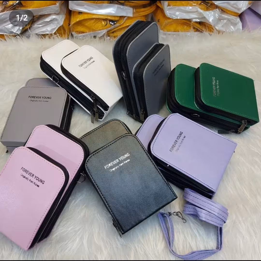 کیف پاسپورتی ایستاده مدل سه زیپ