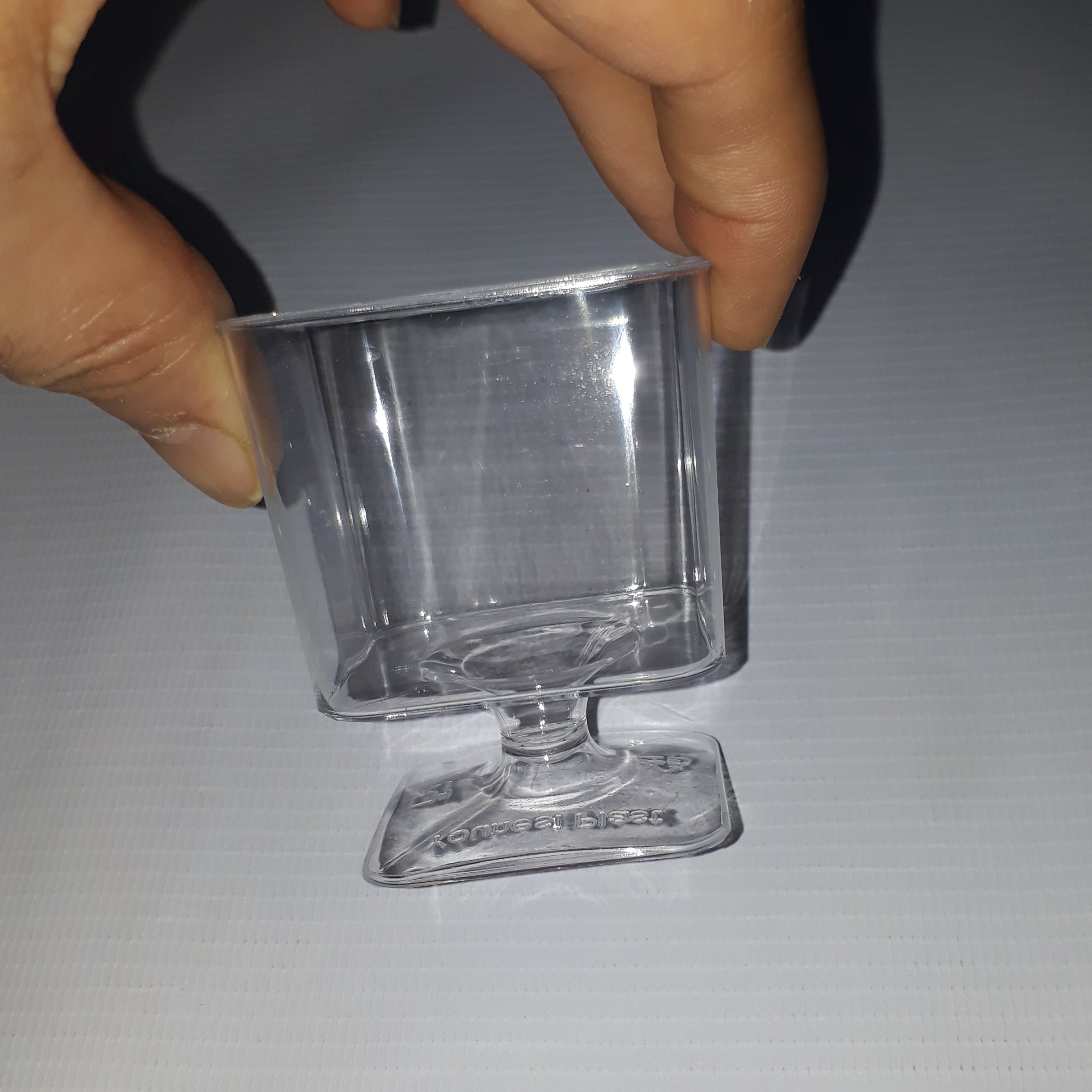 ظرف ژله مربع پایه دار20عددی