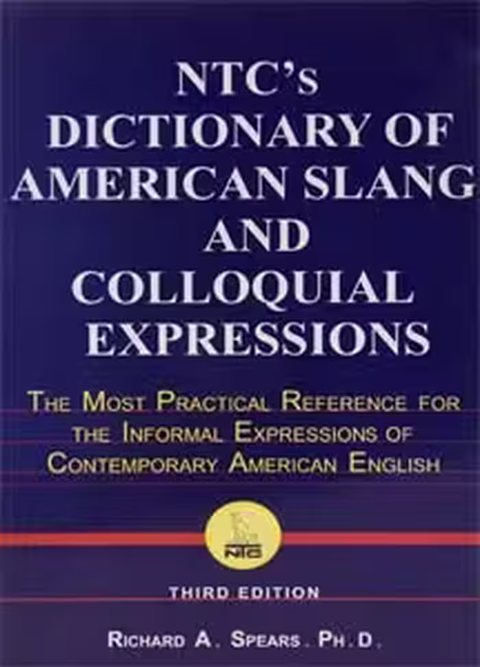 کتاب دیکشنری اسلنگ NTC’s Slang dictionary