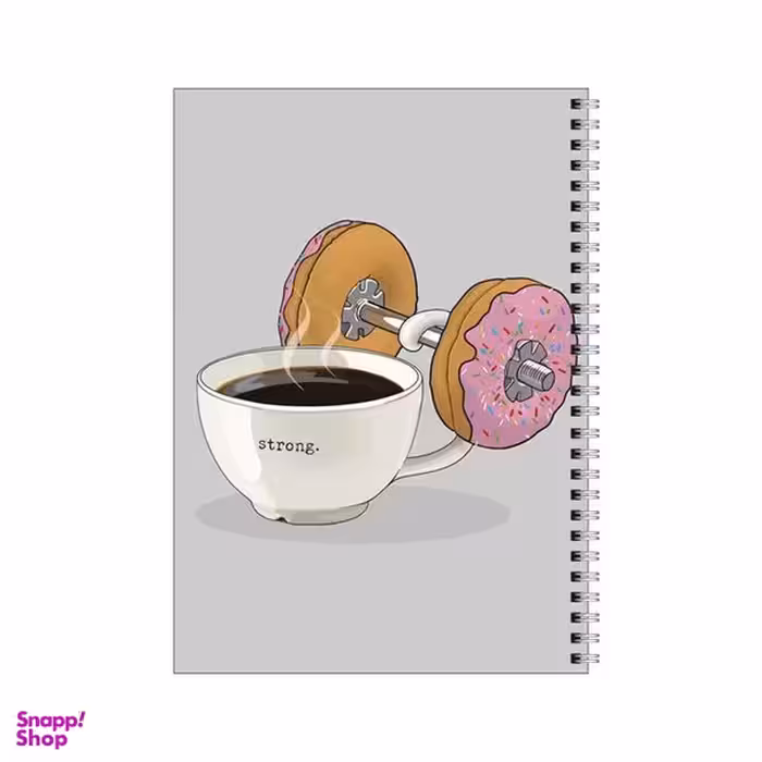 دفتر مشق 100 برگ بامبیلیپ طرح قهوه قهرمان کد 0241774