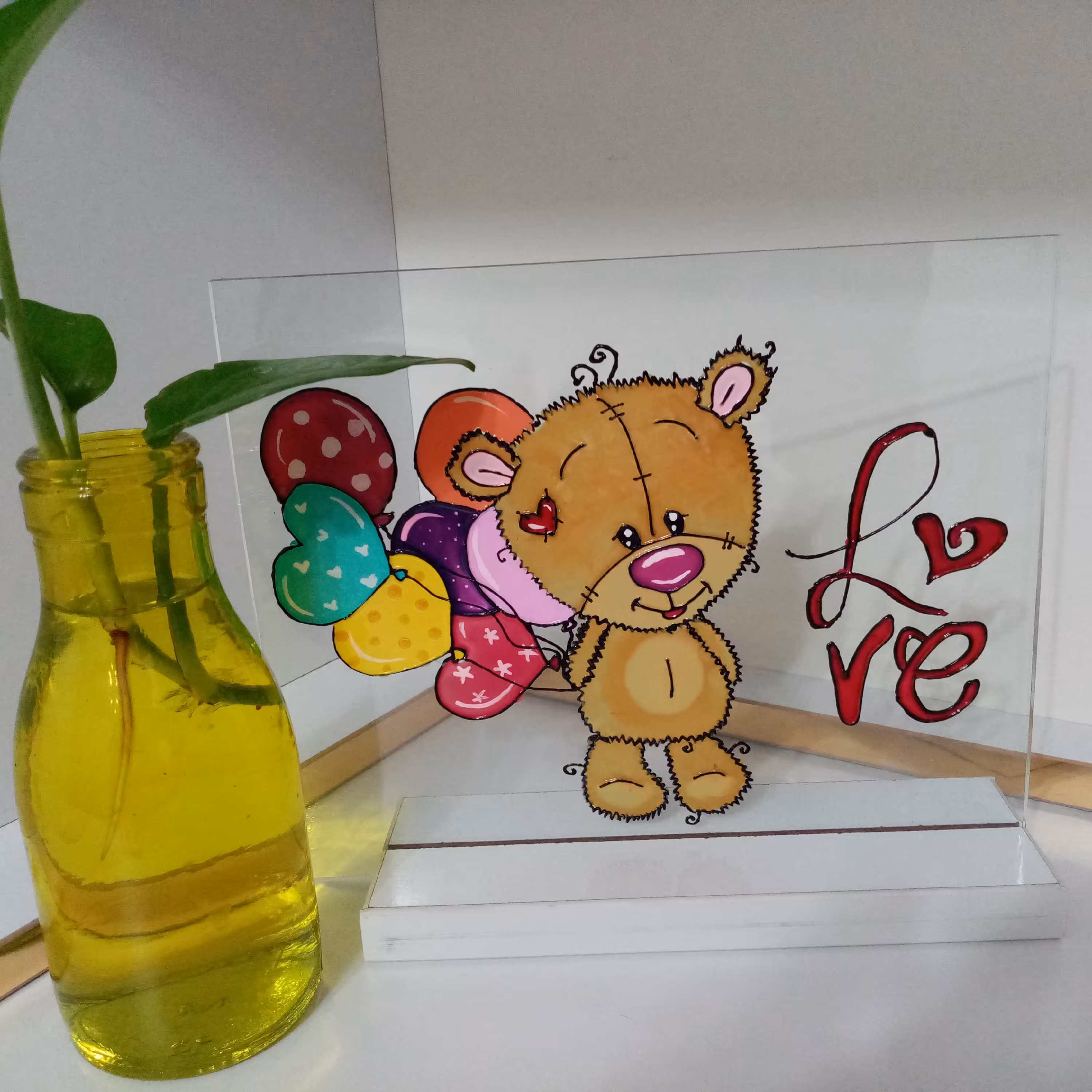 تابلو ویترای طرح استند mdf