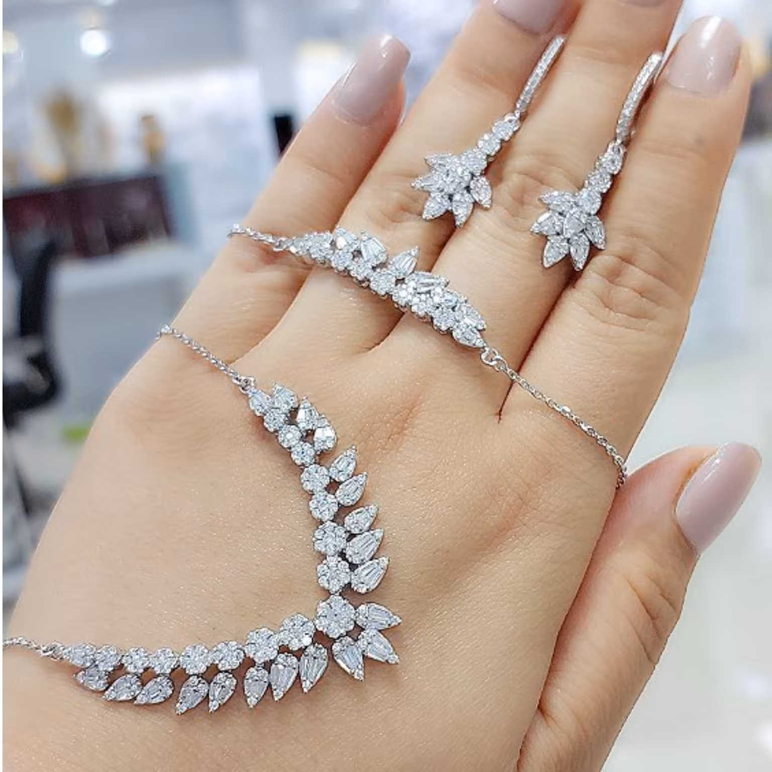 سرویس زنجیری نقره عیار925 جواهر روکش طلا درجه یک و فاکتور معتبر