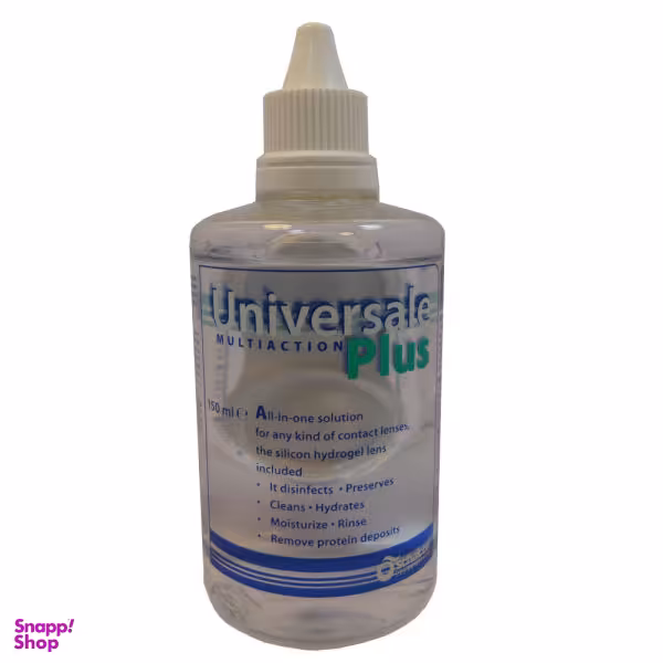 محلول شستشوی لنز شالکون مدل Universal Plus حجم 150 میلی لیتر