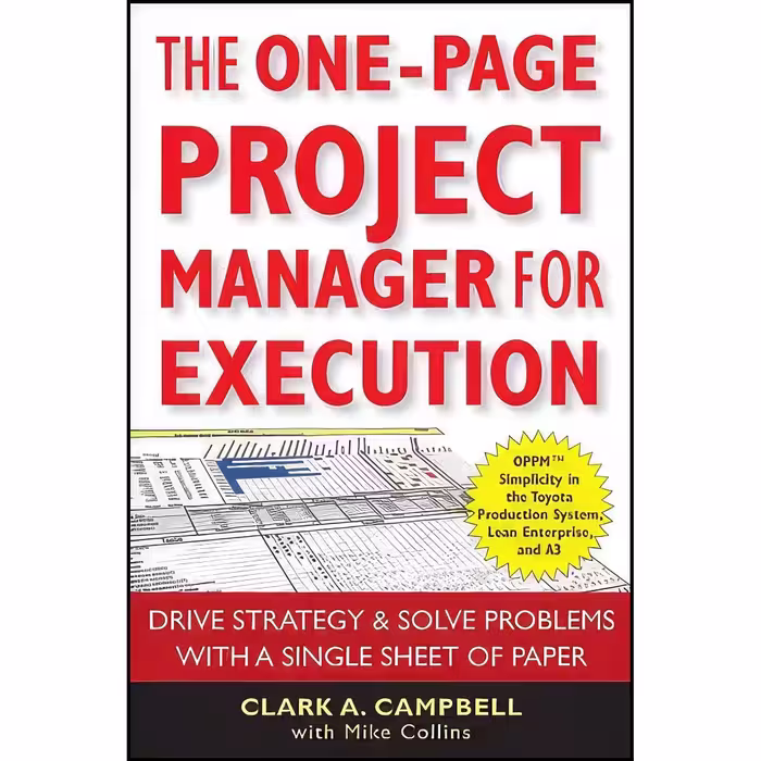 کتاب زبان اصلی The OnePage Project Manager for Execution
