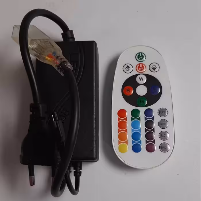 ریموت RGB تخم مرغی با برد 20 الی 50 متر ،ارسال پس کرایه تیپاکس