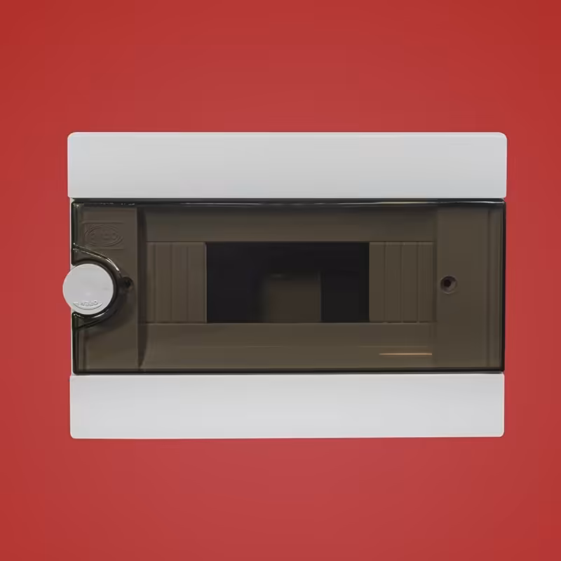 جعبه فیوز 8 تایی روکار تک ردیف