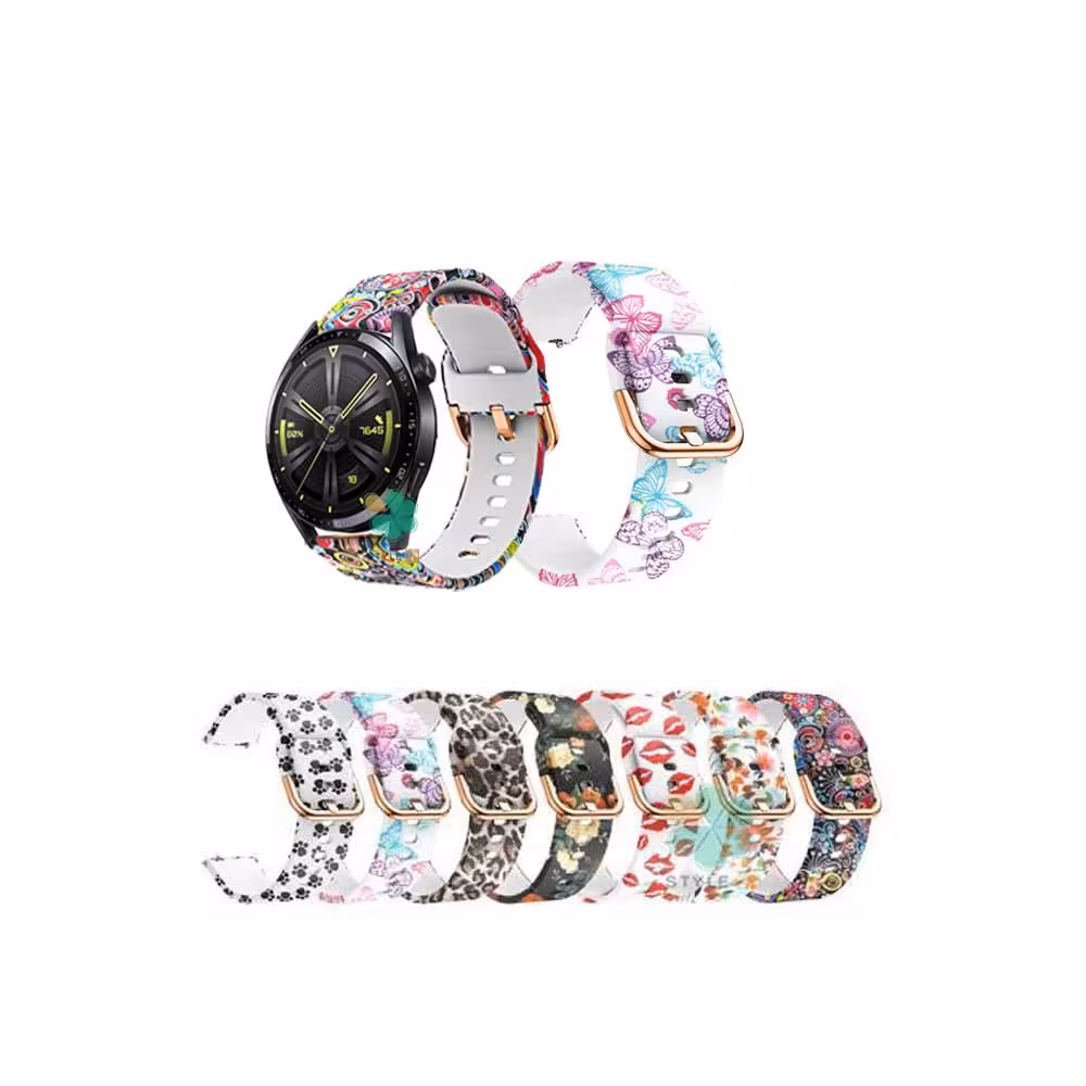 بند ساعت هواوی Huawei Watch GT 3 46mm سیلیکونی طرح ‌دار