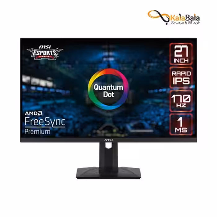 خرید و قیمت مانیتور MSI G274QPF-QD WQHD: مشخصات مانیتور گیمینگ ام اس ای
