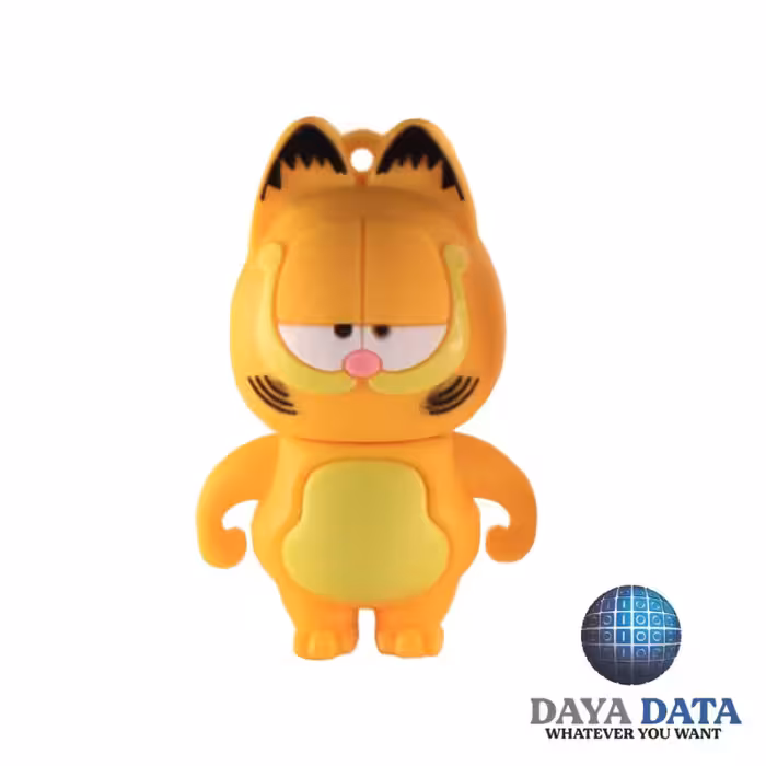 فلش مموری فانتزی دایا دیتا گارفیلد خوابالو مدلPC1035-5 ظرفیت64GB-USB2 رنگ نارنجی