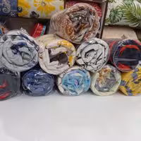 کاور تشک دو نفره کش دار همراه دو عدد روبالشی