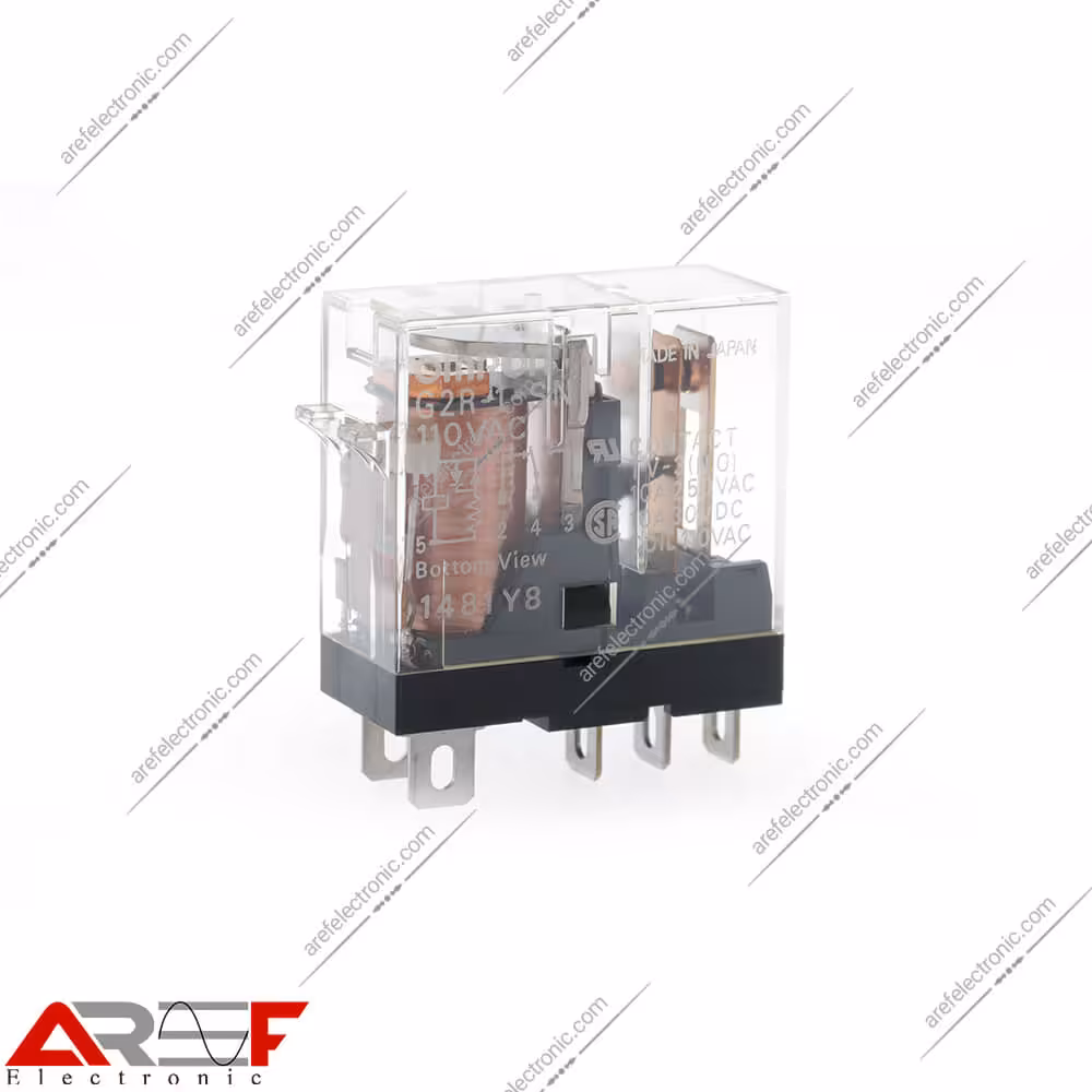 رله امرن مدل G2R-1-SN دارای 110 ولت و 5 پین - فروشگاه عارف الکترونیک