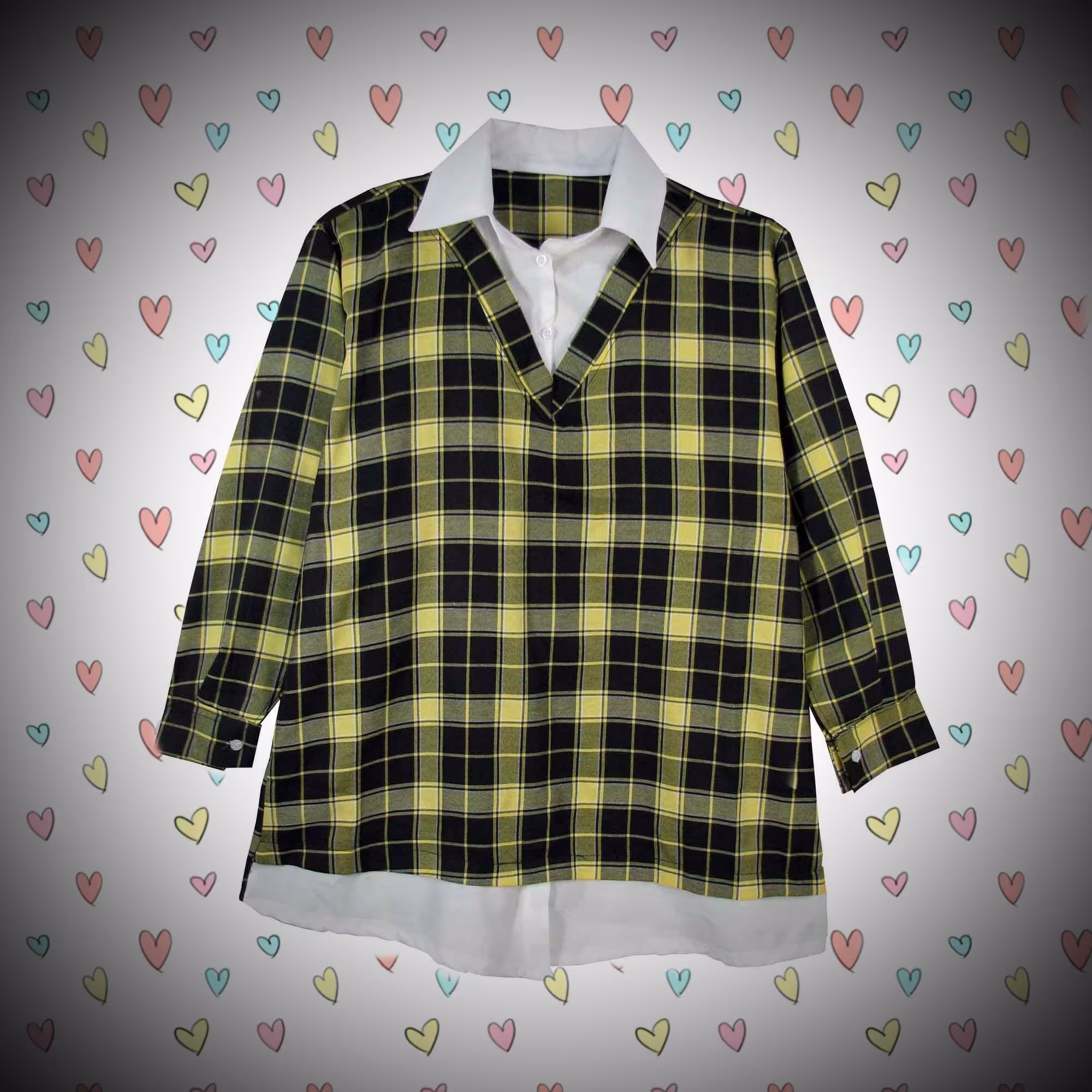 تونیک آستین بلند زنانه یقه برگرد فری سایز 38تا46 مدل رز