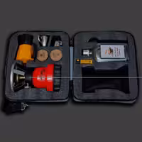 لوازم سفر قهوه اسپرسومسافرتی کمپینگ همراه کیف لوازم مورد نیاز  هدیه سالگرد ازدواج  عروسی  هدیه تولد کادویی ظروف پذیرایی