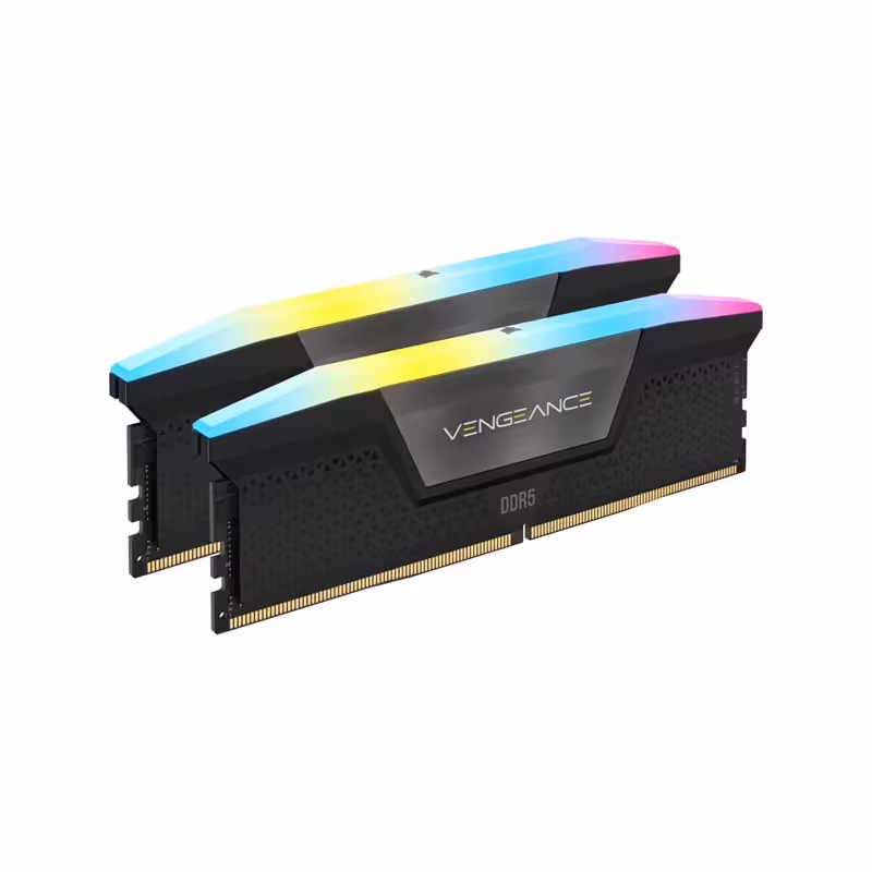 رم کورسیر مدل VENGEANCE RGB 64GB (2x32GB) 6000MHz DDR5 CL40