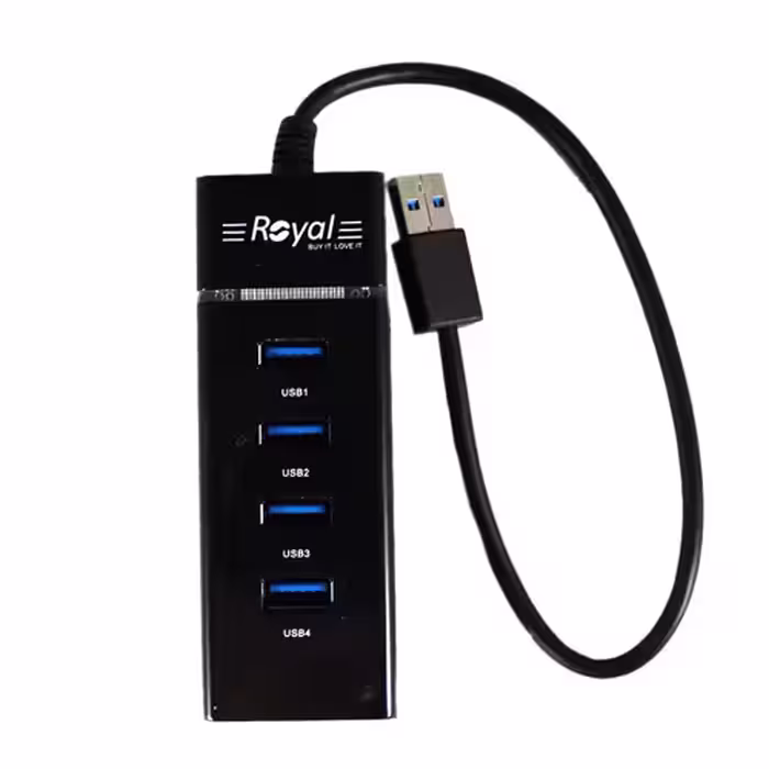 هاب 4 پورت USB3.0 کابل 1٫2 متری
