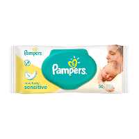 دستمال مرطوب درب دار پمپرز Pampers بسته 50 عددی