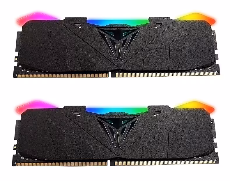 رم كامپيوتر پتریوت مدل Viper RGB Series DDR4 Dual فرکانس 3200 مگاهرتز و حافظه 16 گیگابایت