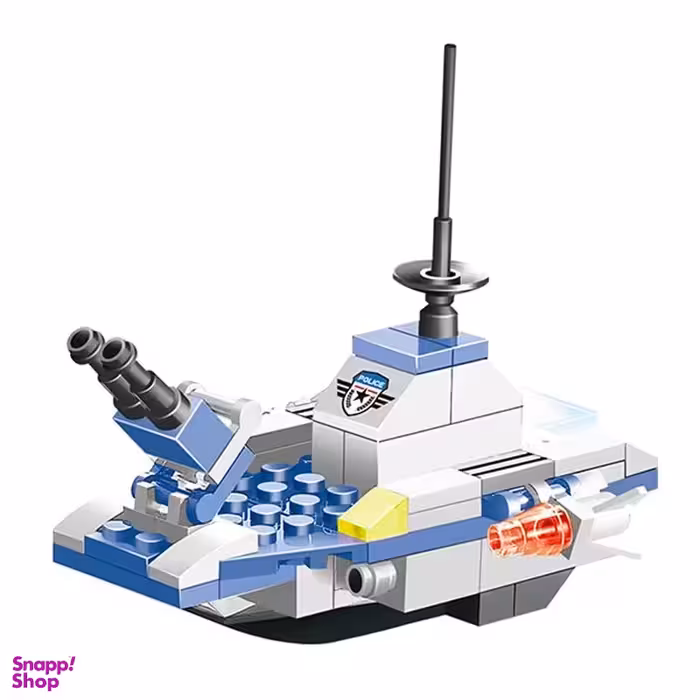 لگو 87 قطعه پلیس 4_250 مدل POLIC PATROL BOAT