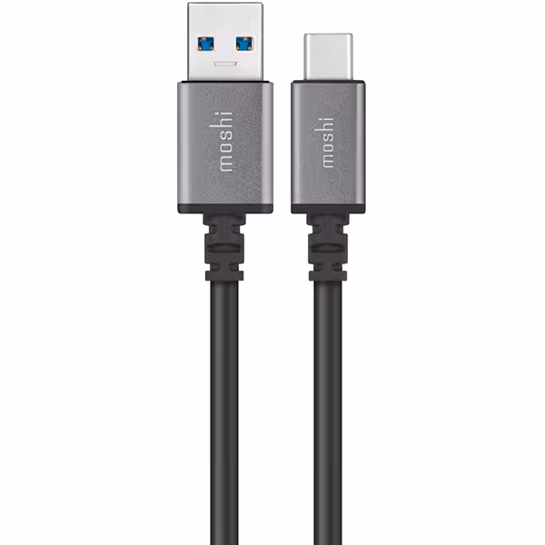 کابل MOSHI موشی تبدیل USB-C به USB طول 1 متری مشکی - Hiapple.ir