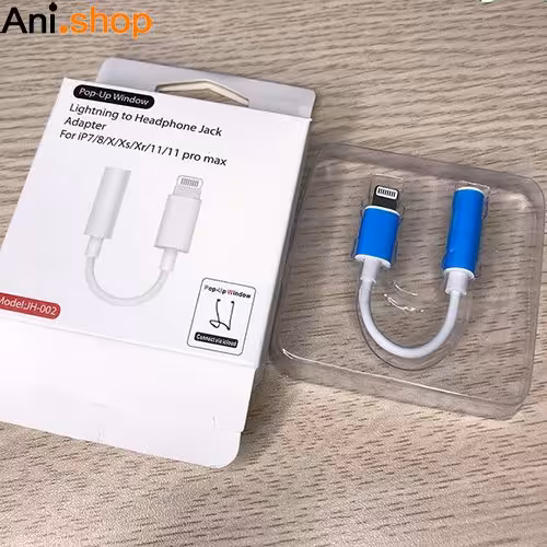مبدل لایتنینگ اپل به AUX و هدفون مدل JH-002 کد 80