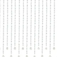 پرده آریا کریستال مدل کوتاه و بلند  عرض 150 و ارتفاع 70 سانتی متر(بی رنگ)