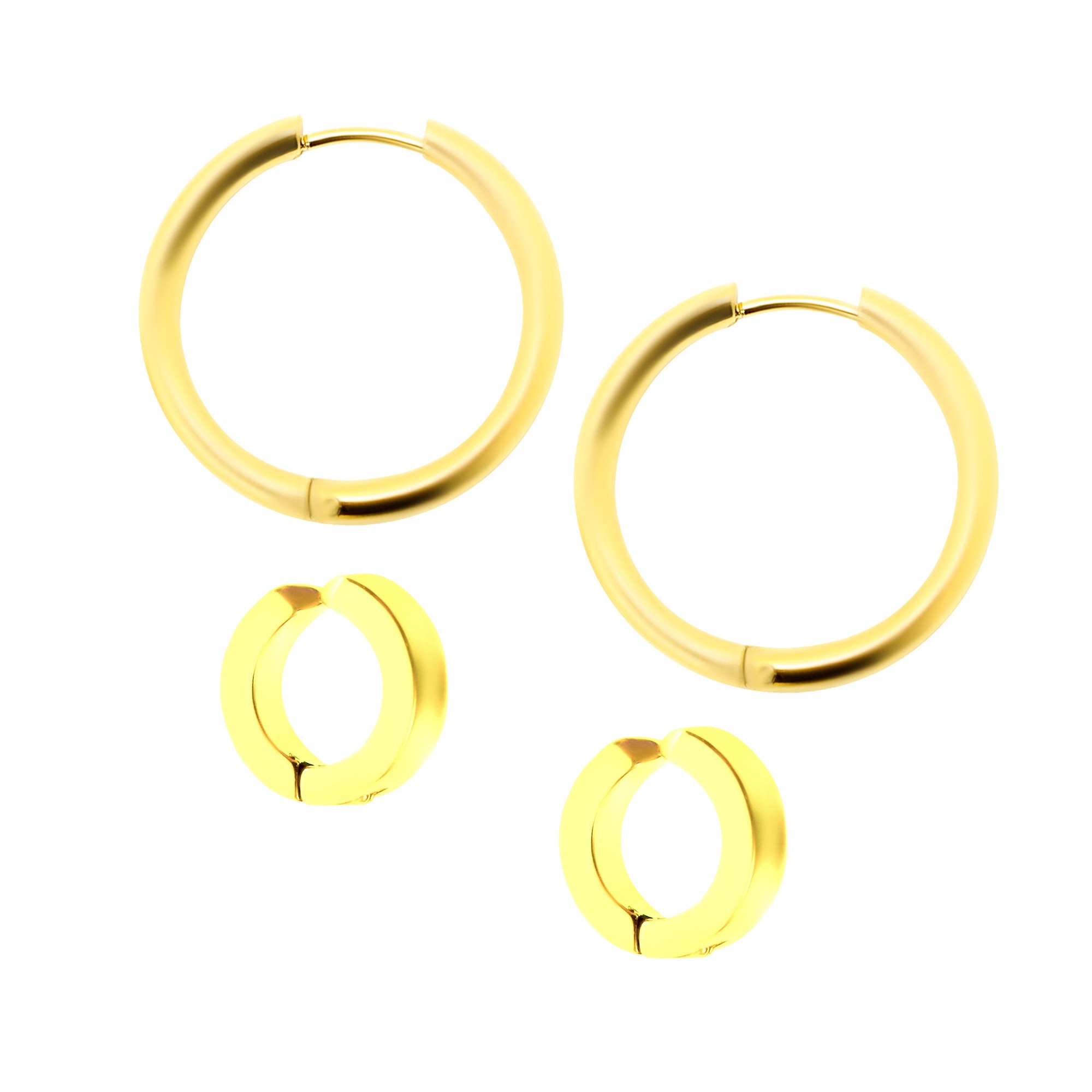 گوشواره مدل PG726003GO مجموعه 4 عددی