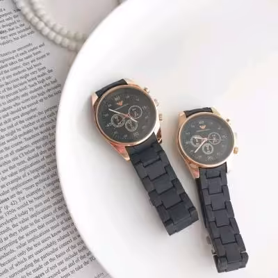 ساعت ست امپریو ارمانی مشکی رنگ