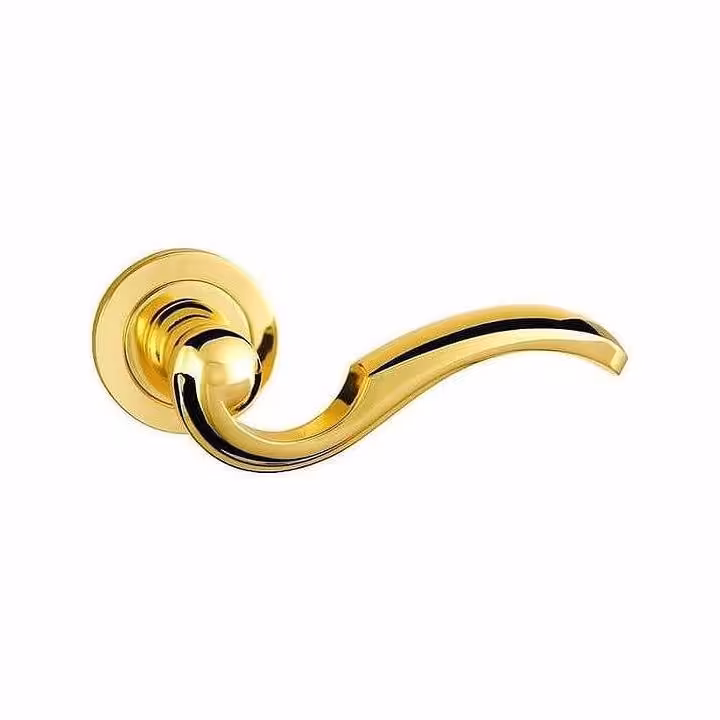 دستگیره درب ایران کد2852 pvd(طلایی)زاماک